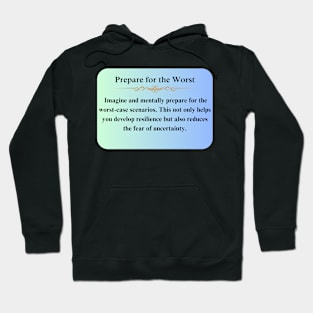 Stoic Prepare for the Worst Thougts Hoodie